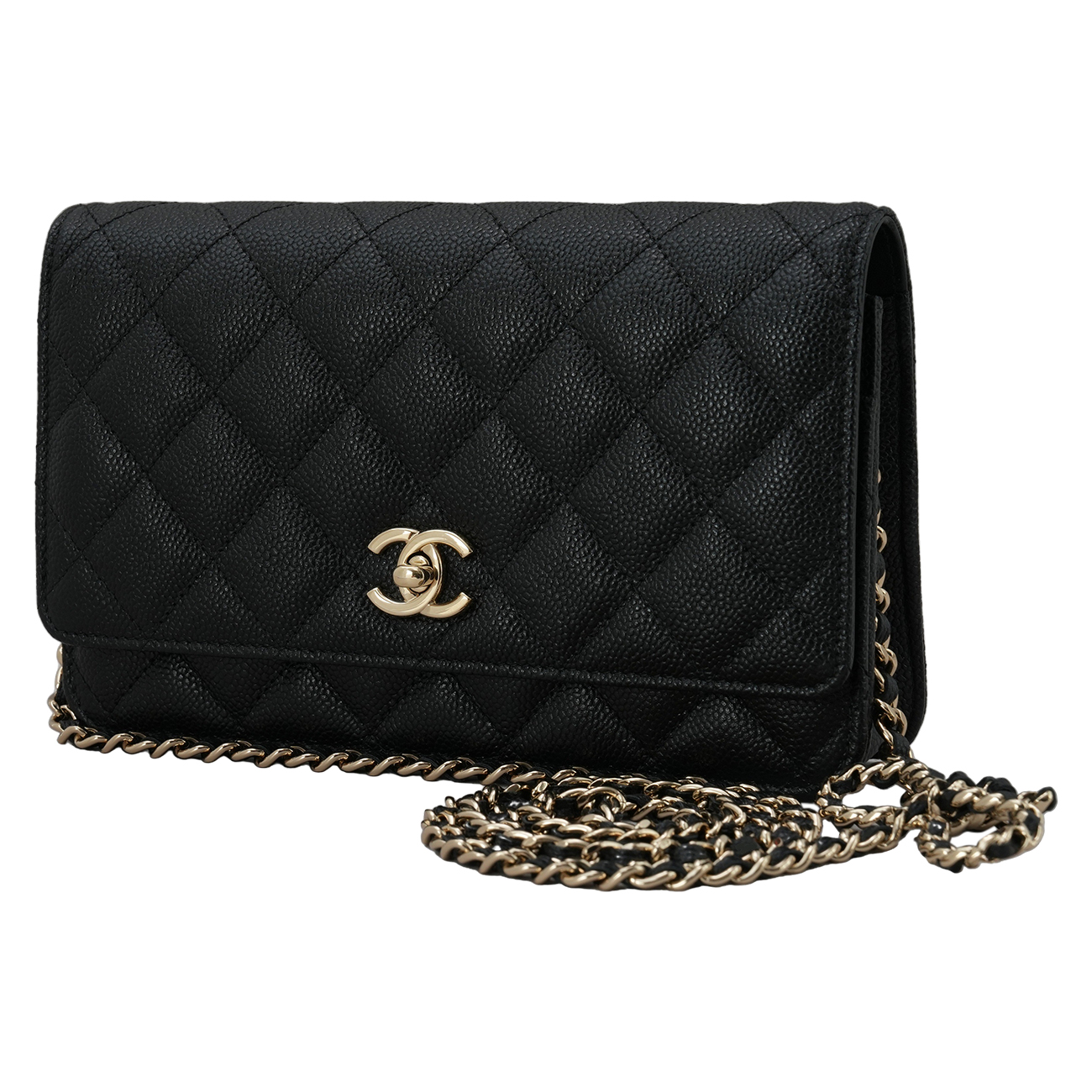 CHANEL(USED)샤넬 AP3304 시즌 캐비어 턴락 WOC