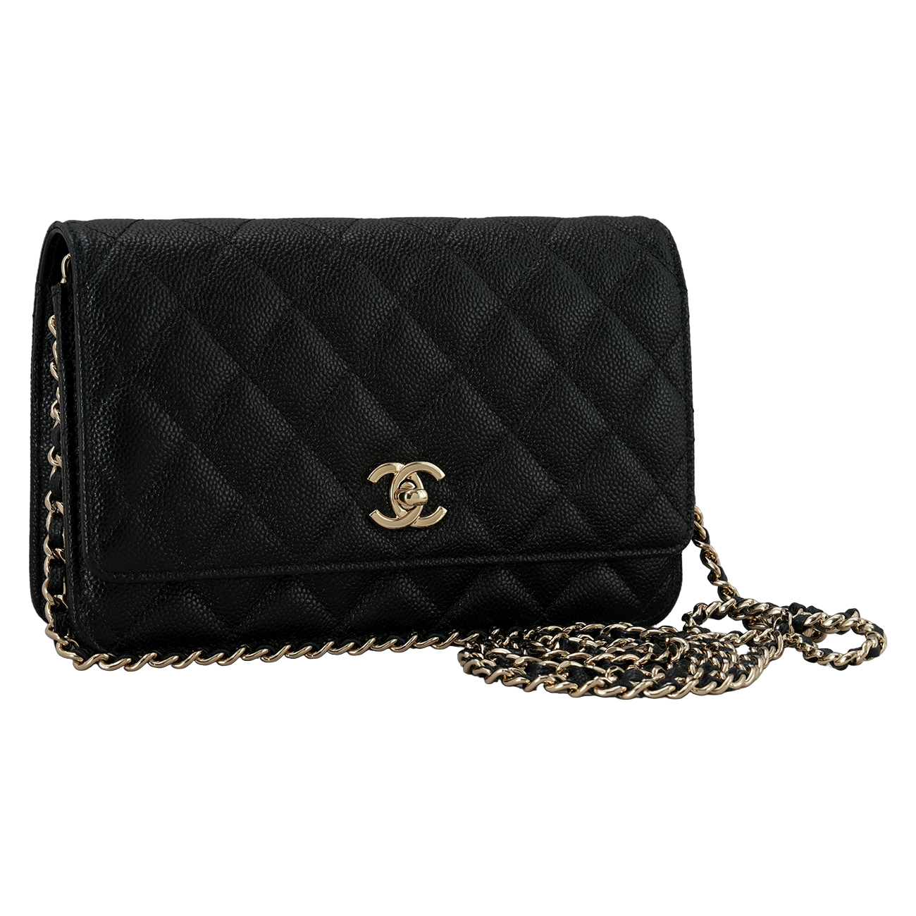 CHANEL(USED)샤넬 AP3304 시즌 캐비어 턴락 WOC