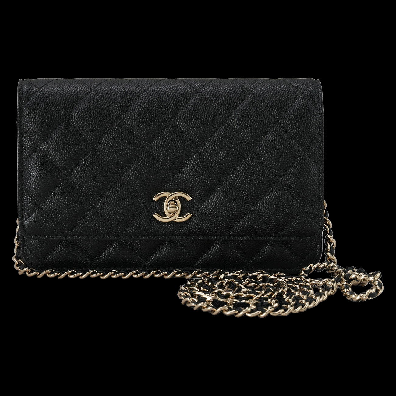 CHANEL(USED)샤넬 AP3304 시즌 캐비어 턴락 WOC