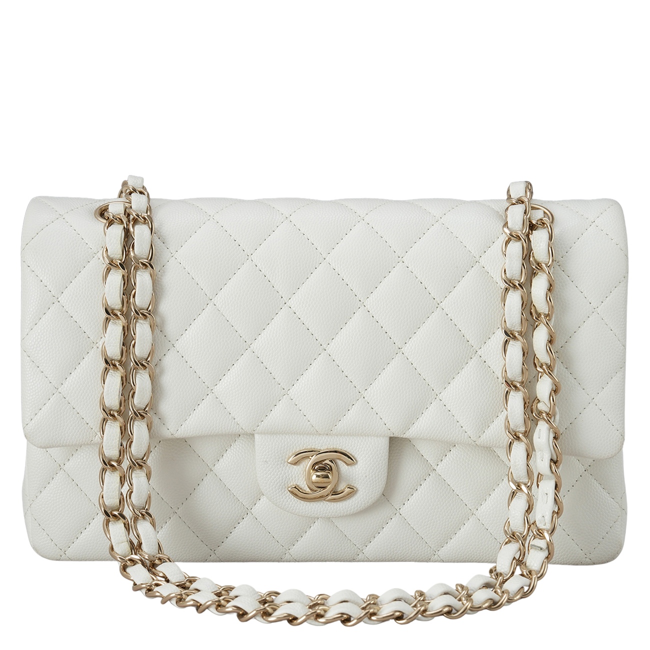 CHANEL(USED)샤넬 캐비어 클래식 미듐 플랩백