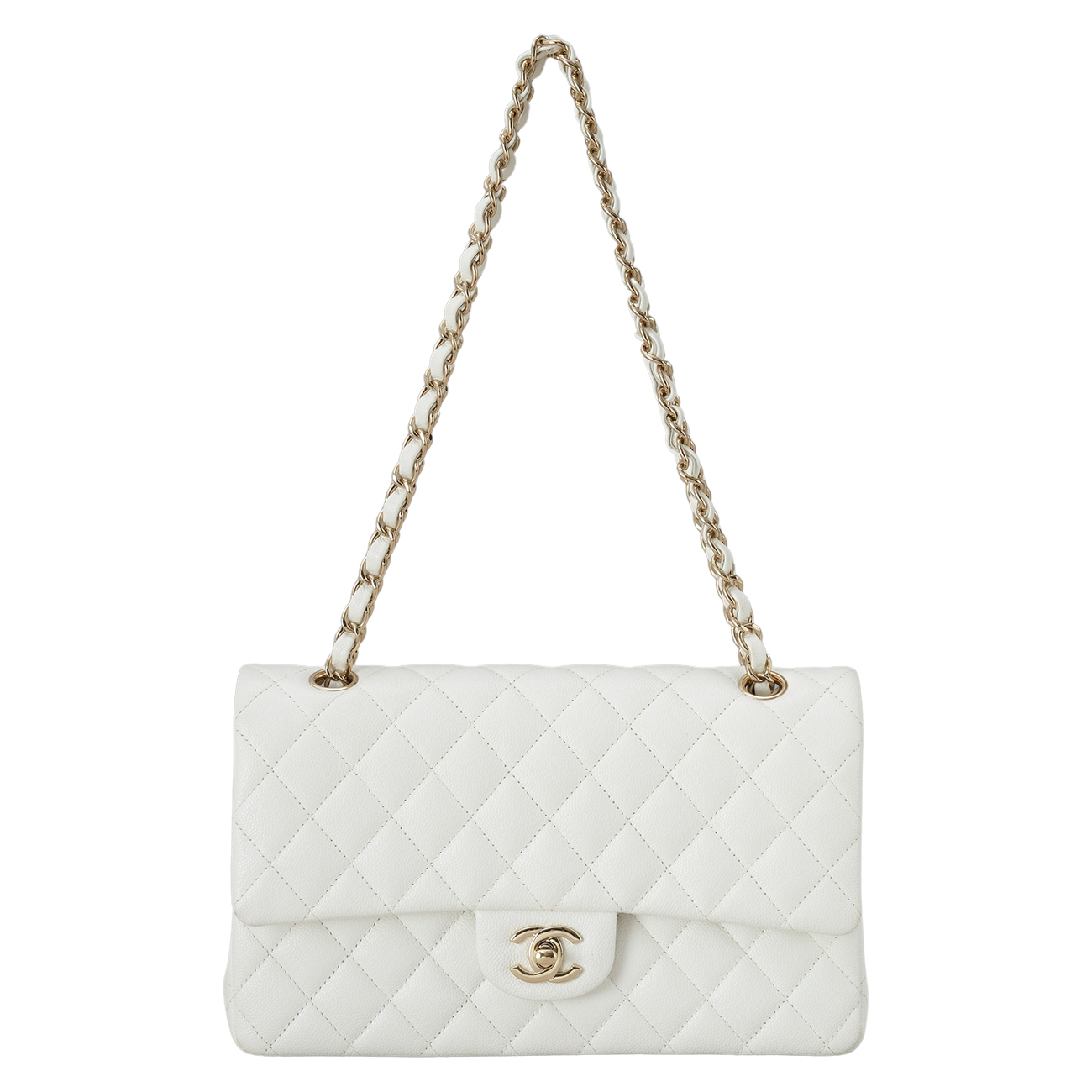 CHANEL(USED)샤넬 캐비어 클래식 미듐 플랩백