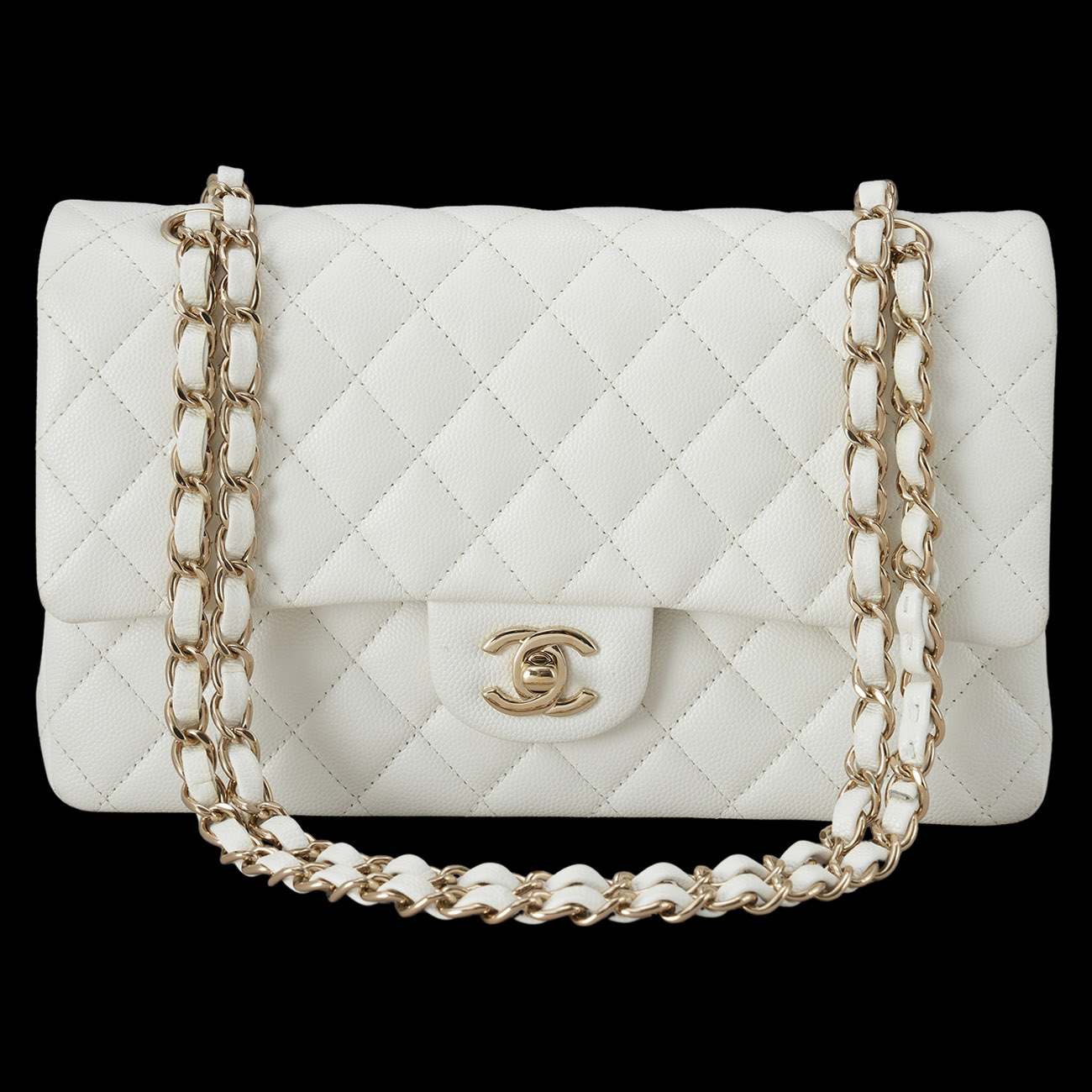 CHANEL(USED)샤넬 캐비어 클래식 미듐 플랩백