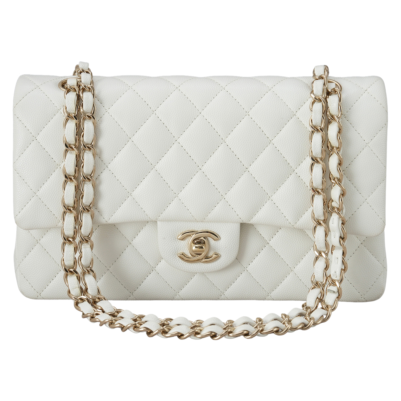 CHANEL(USED)샤넬 캐비어 클래식 미듐 플랩백