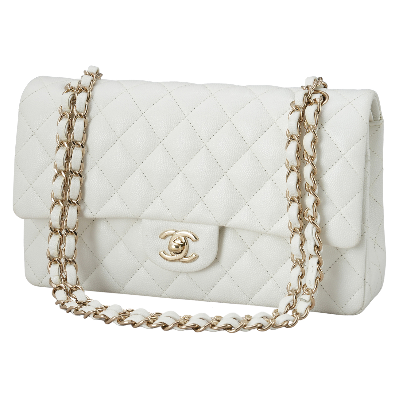 CHANEL(USED)샤넬 캐비어 클래식 미듐 플랩백