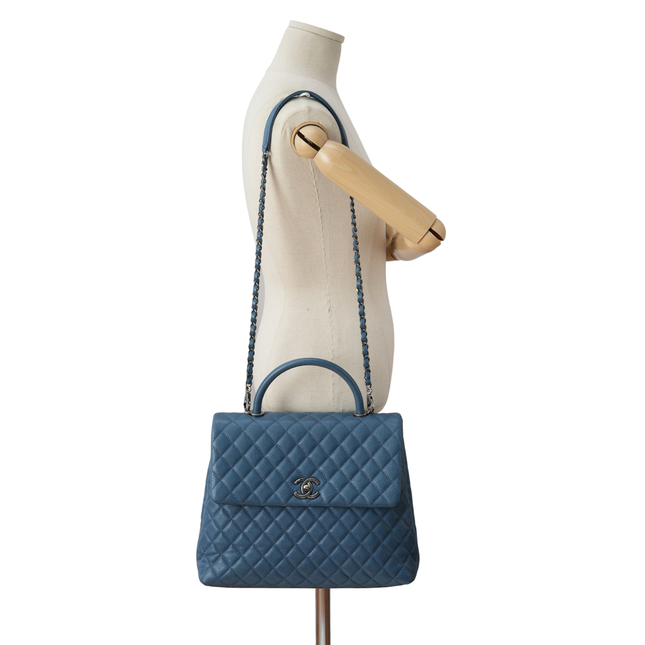 CHANEL(USED)샤넬 캐비어 코코핸들 라지