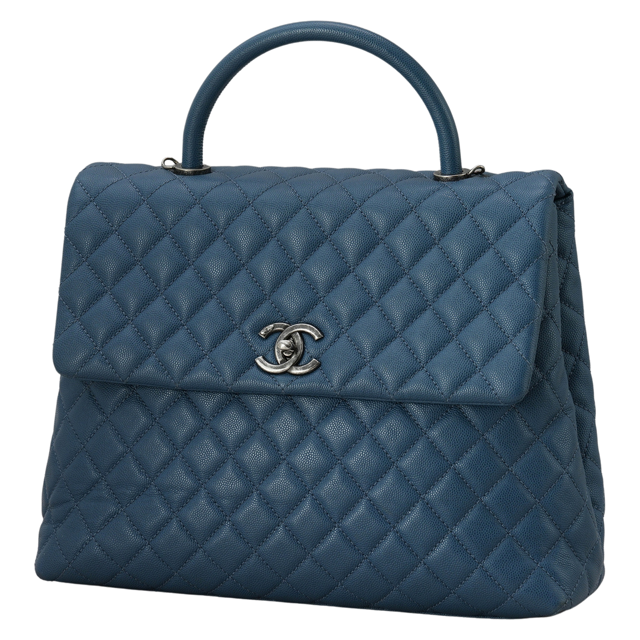 CHANEL(USED)샤넬 캐비어 코코핸들 라지