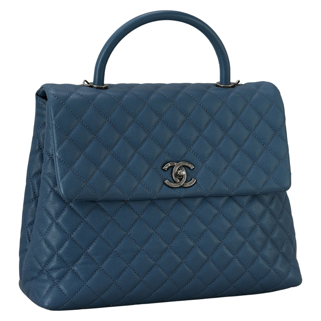 CHANEL(USED)샤넬 캐비어 코코핸들 라지