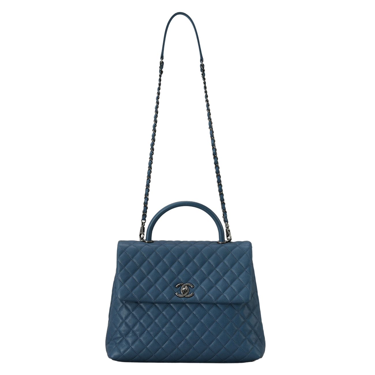 CHANEL(USED)샤넬 캐비어 코코핸들 라지