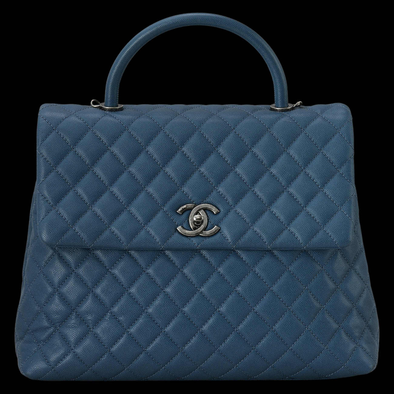 CHANEL(USED)샤넬 캐비어 코코핸들 라지