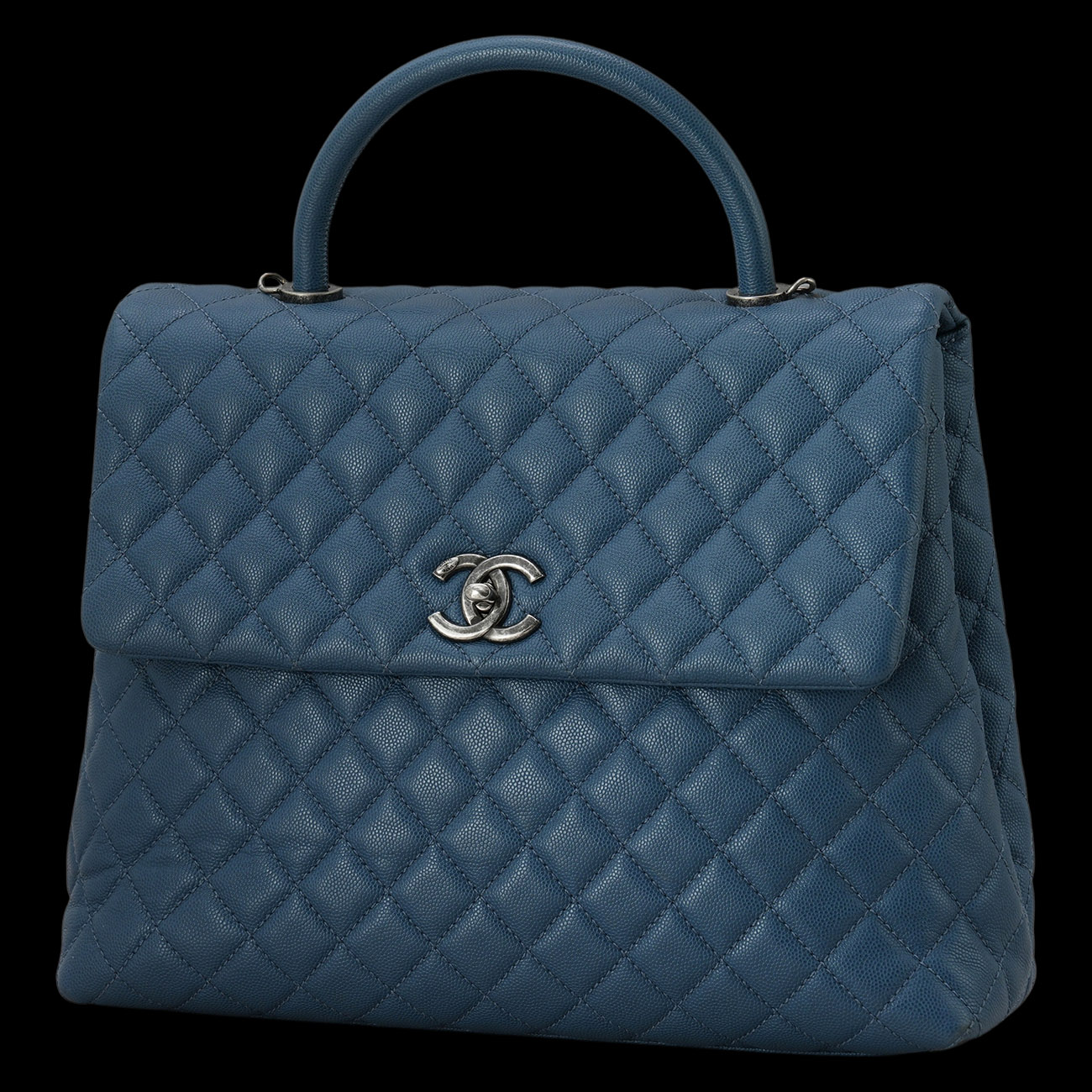 CHANEL(USED)샤넬 캐비어 코코핸들 라지