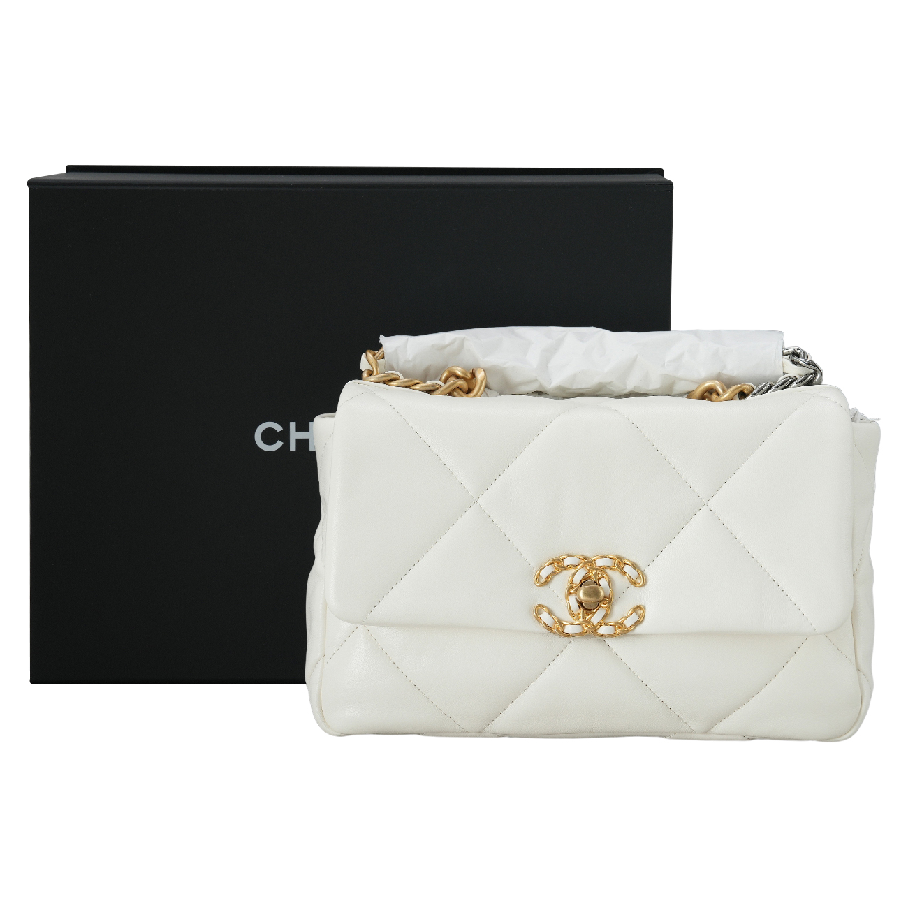 CHANEL(USED)샤넬 19백 미듐