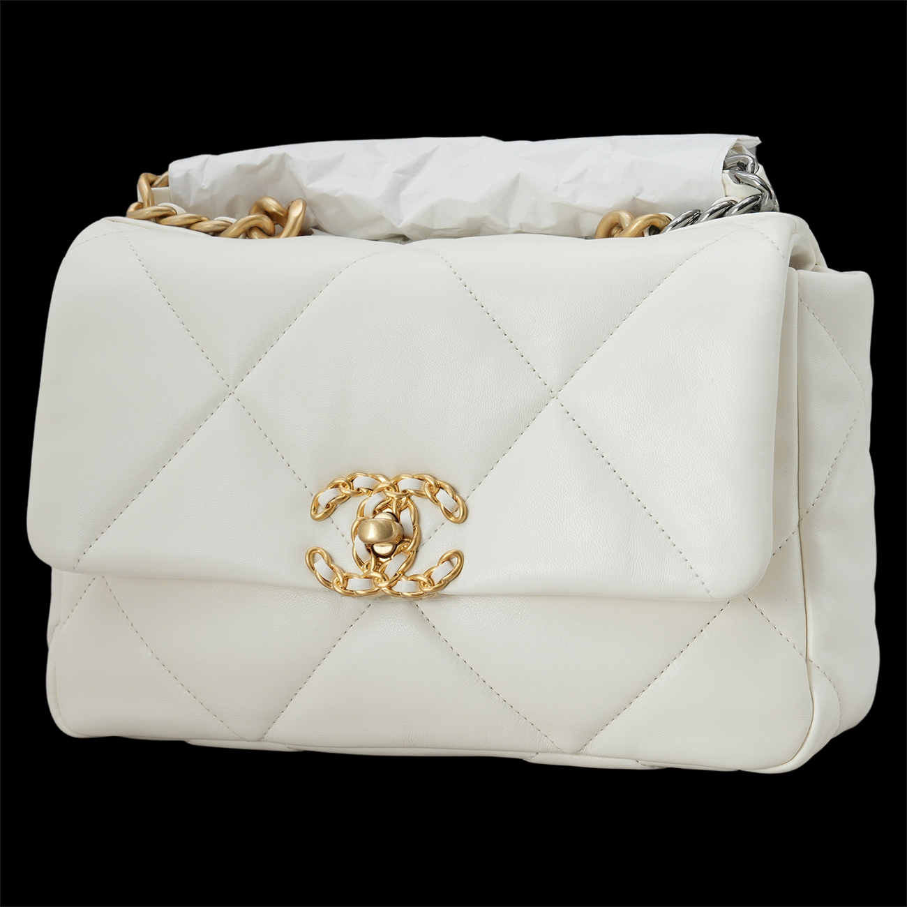 CHANEL(USED)샤넬 19백 미듐
