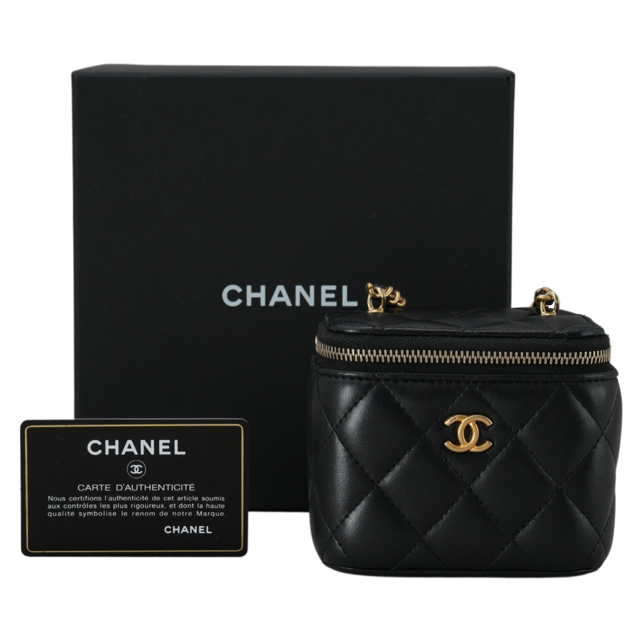 CHANEL(USED)샤넬 AP1447 골든볼 베니티 크로스백