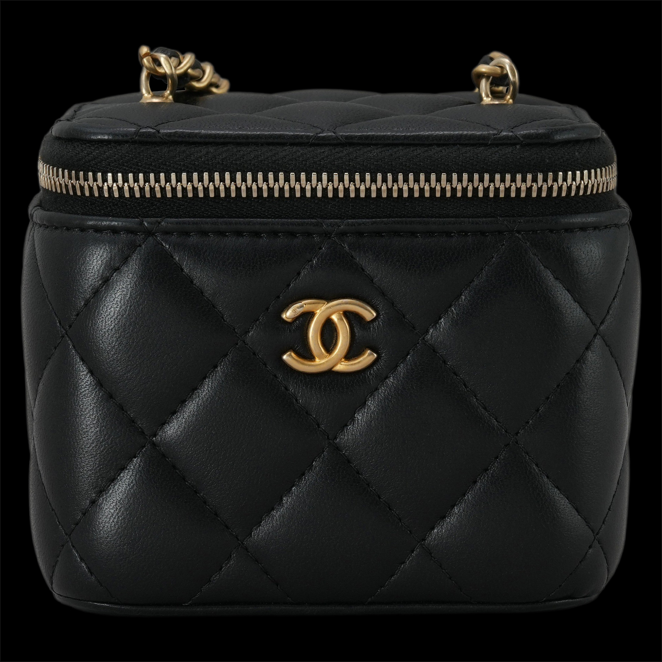 CHANEL(USED)샤넬 AP1447 골든볼 베니티 크로스백