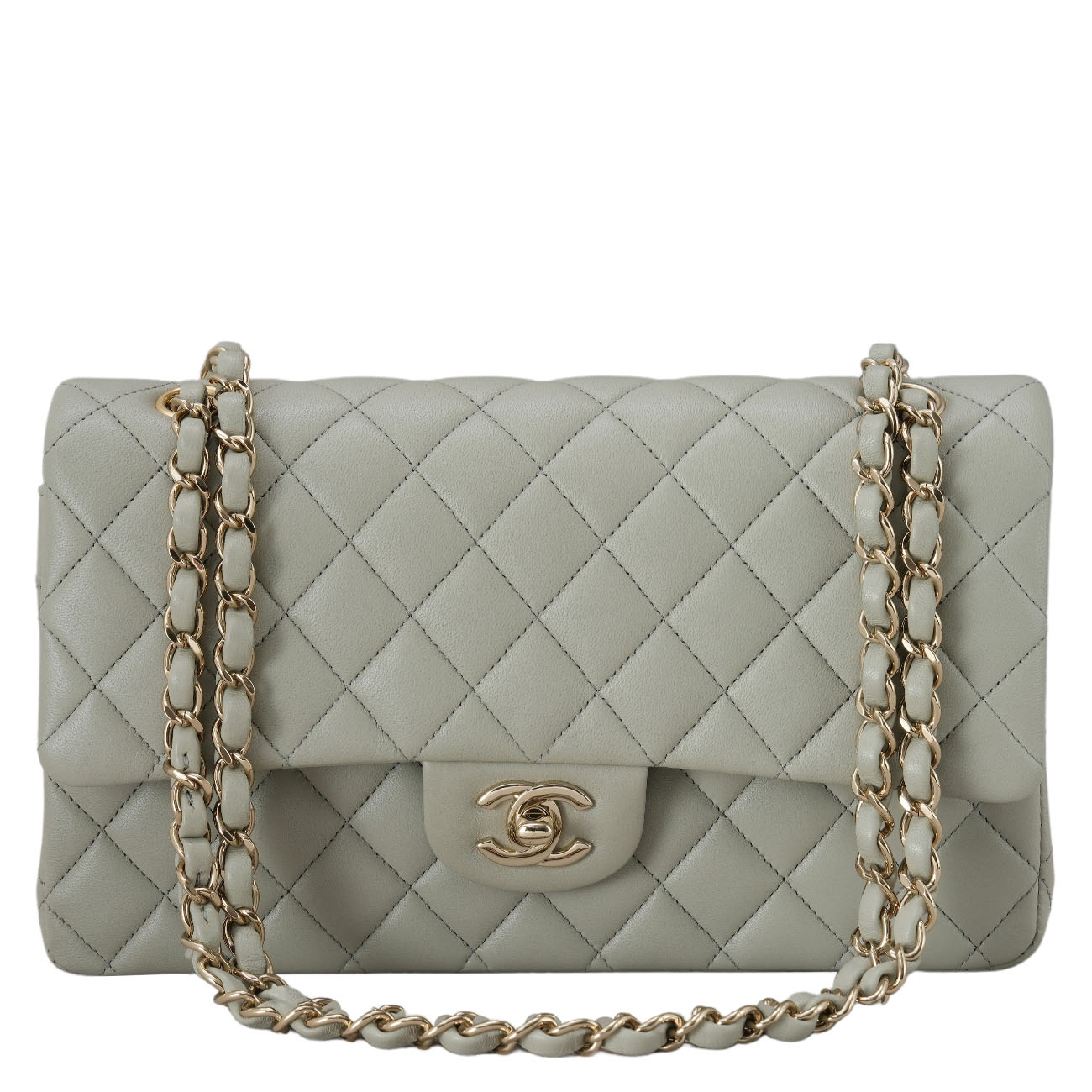 CHANEL(USED)샤넬 램스킨 클래식 미듐 플랩백