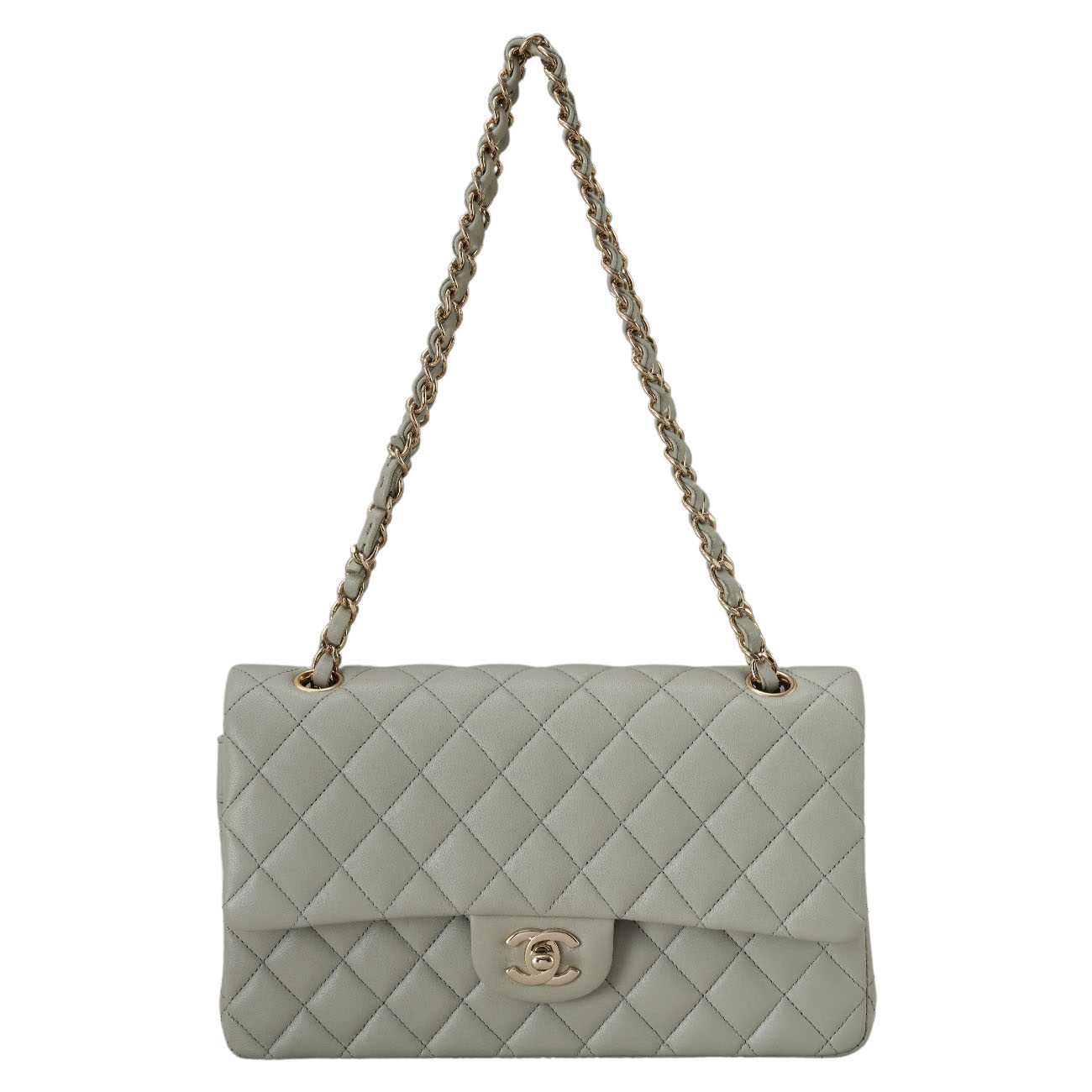 CHANEL(USED)샤넬 램스킨 클래식 미듐 플랩백