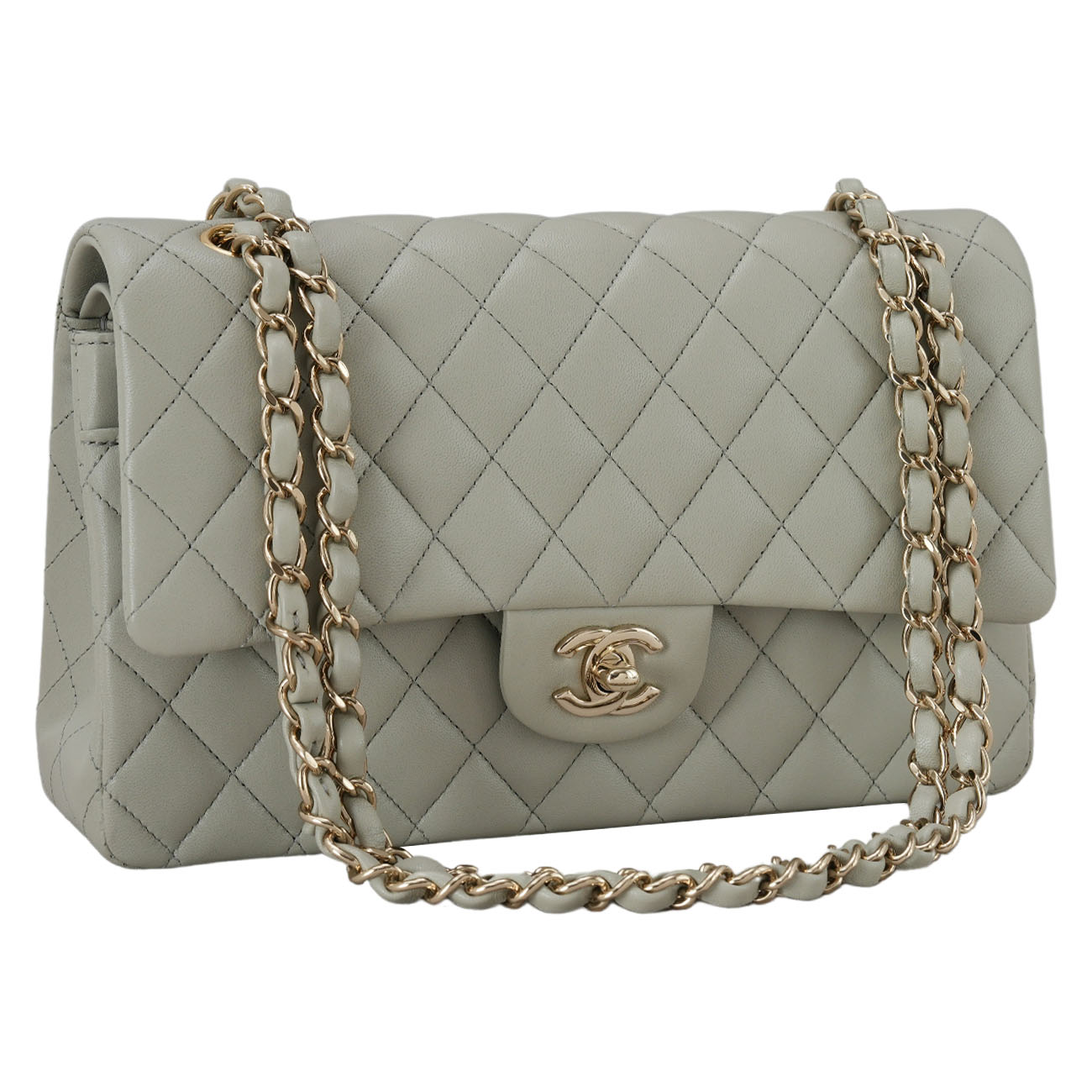 CHANEL(USED)샤넬 램스킨 클래식 미듐 플랩백