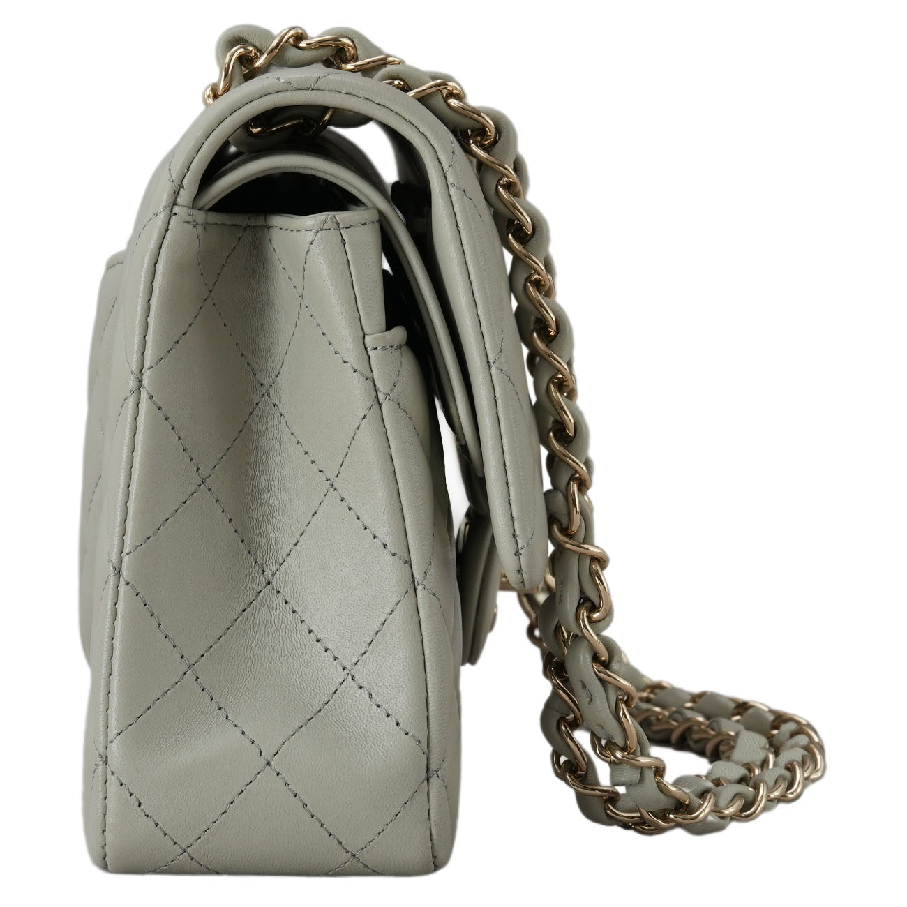 CHANEL(USED)샤넬 램스킨 클래식 미듐 플랩백