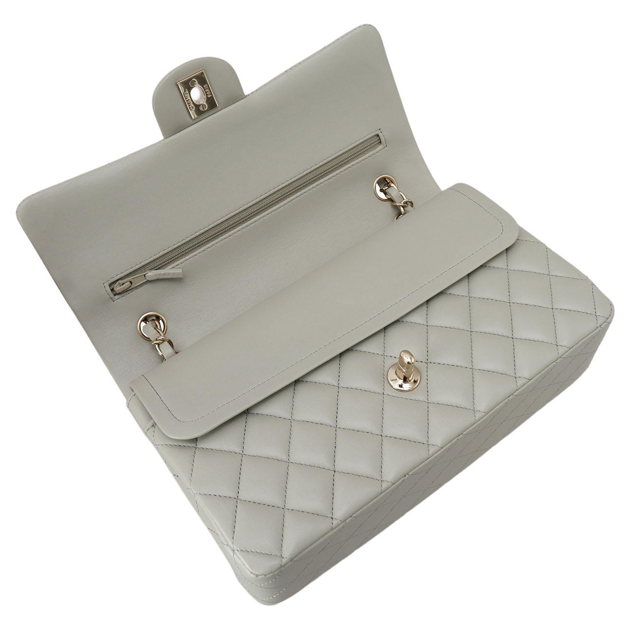 CHANEL(USED)샤넬 램스킨 클래식 미듐 플랩백