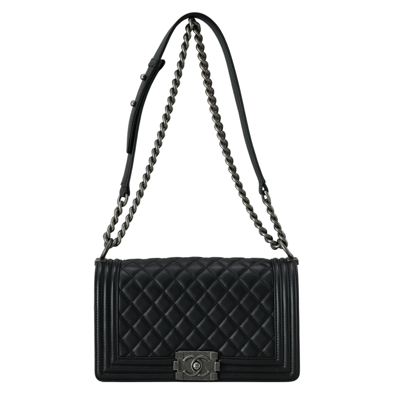 CHANEL(USED)샤넬 보이샤넬 램스킨 미듐