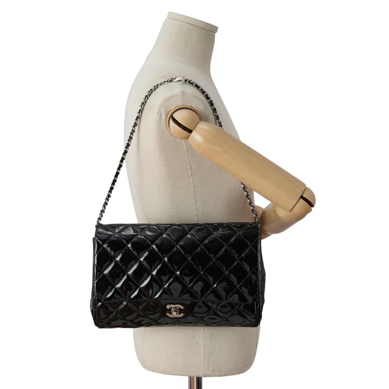CHANEL(USED)샤넬 페이던트 클러치 겸 체인 숄더백