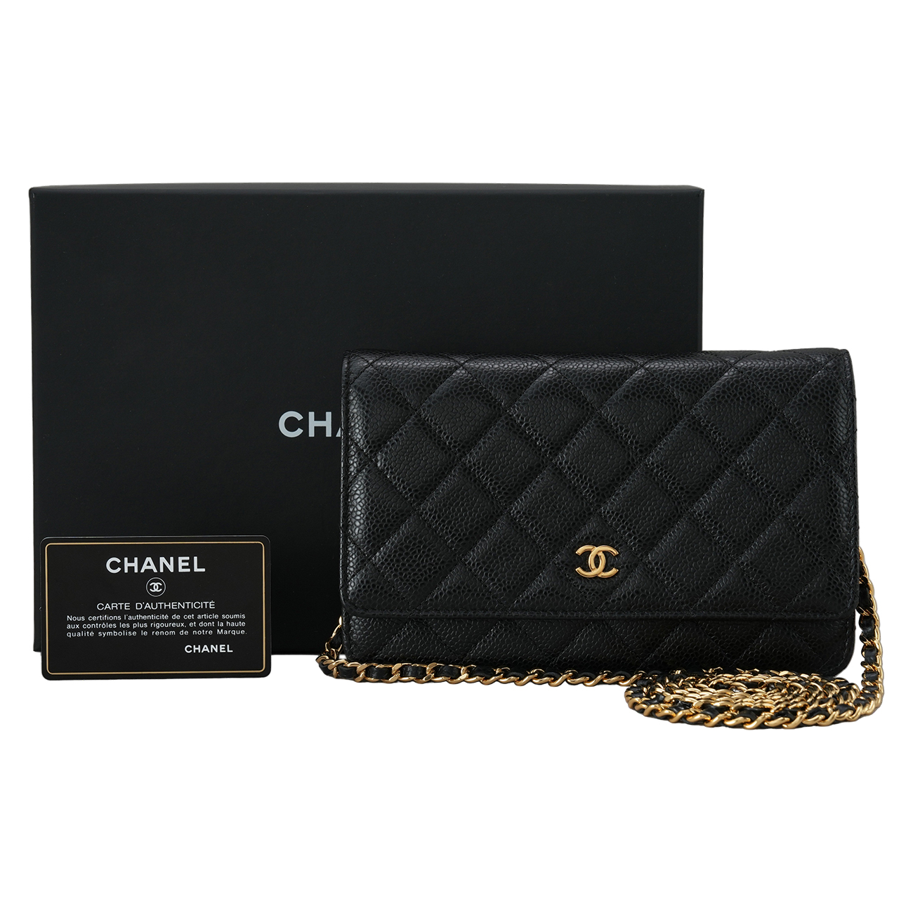 CHANEL(USED)샤넬 클래식 캐비어 WOC
