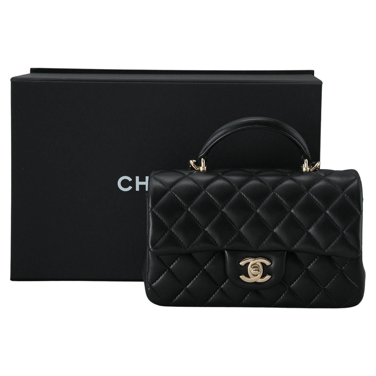 CHANEL(USED)샤넬 클래식 뉴미니 탑핸들
