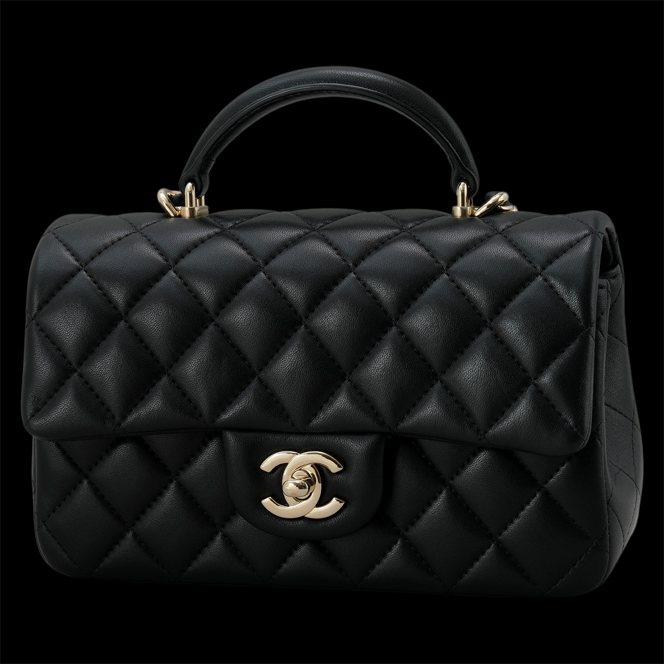 CHANEL(USED)샤넬 클래식 뉴미니 탑핸들