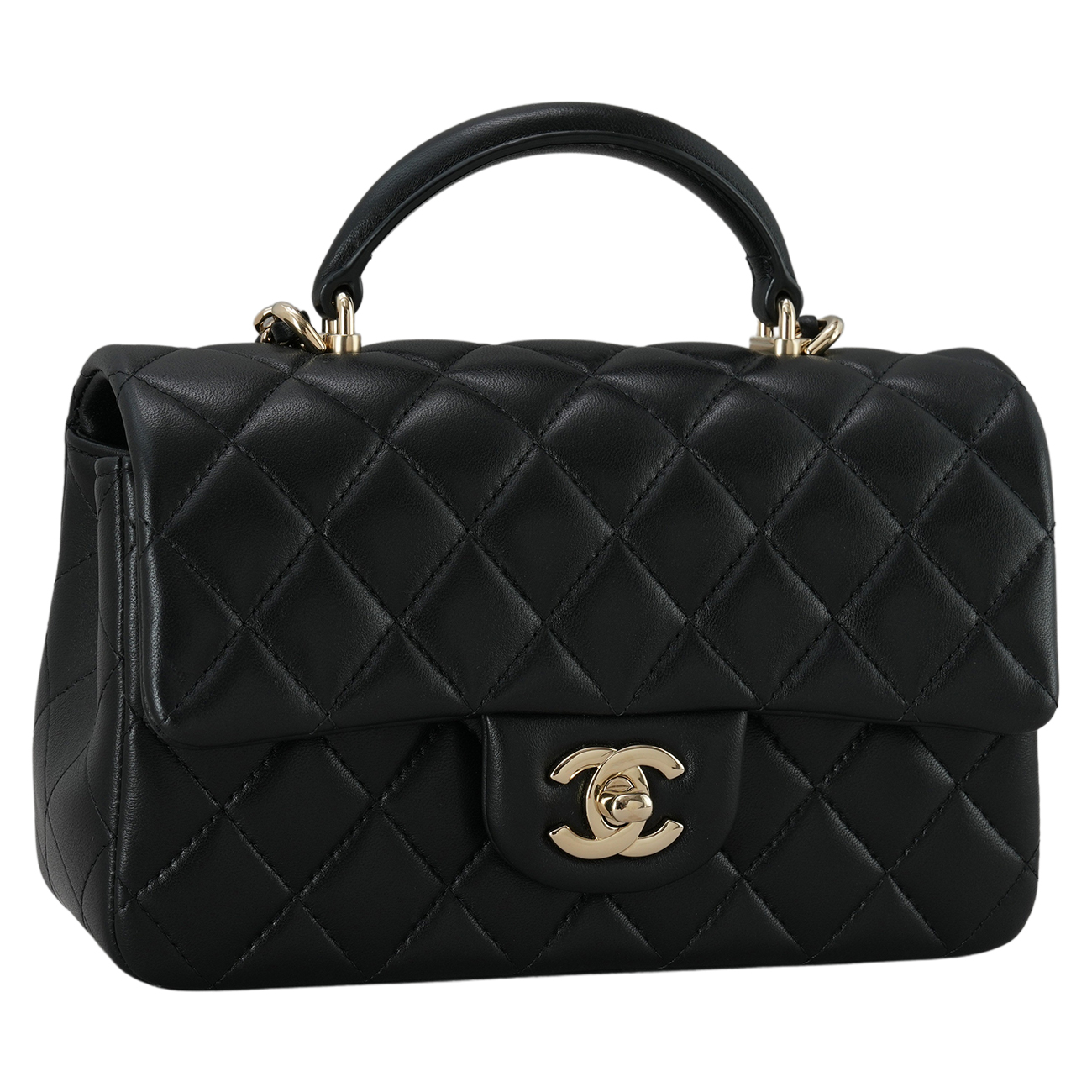 CHANEL(USED)샤넬 클래식 뉴미니 탑핸들
