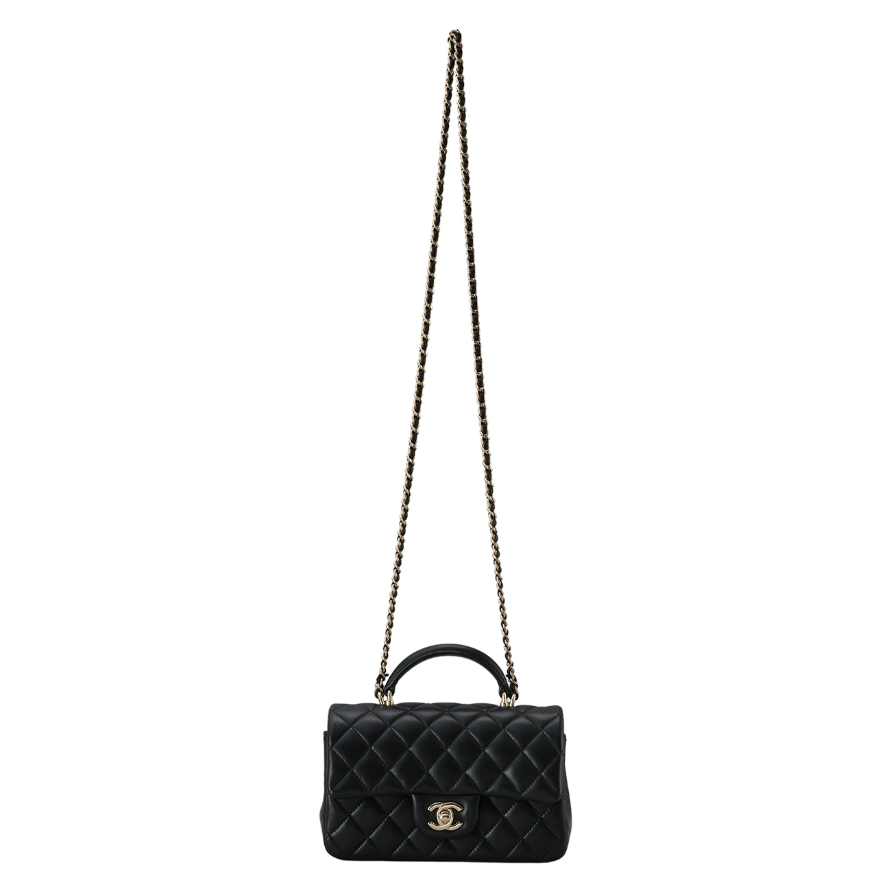 CHANEL(USED)샤넬 클래식 뉴미니 탑핸들
