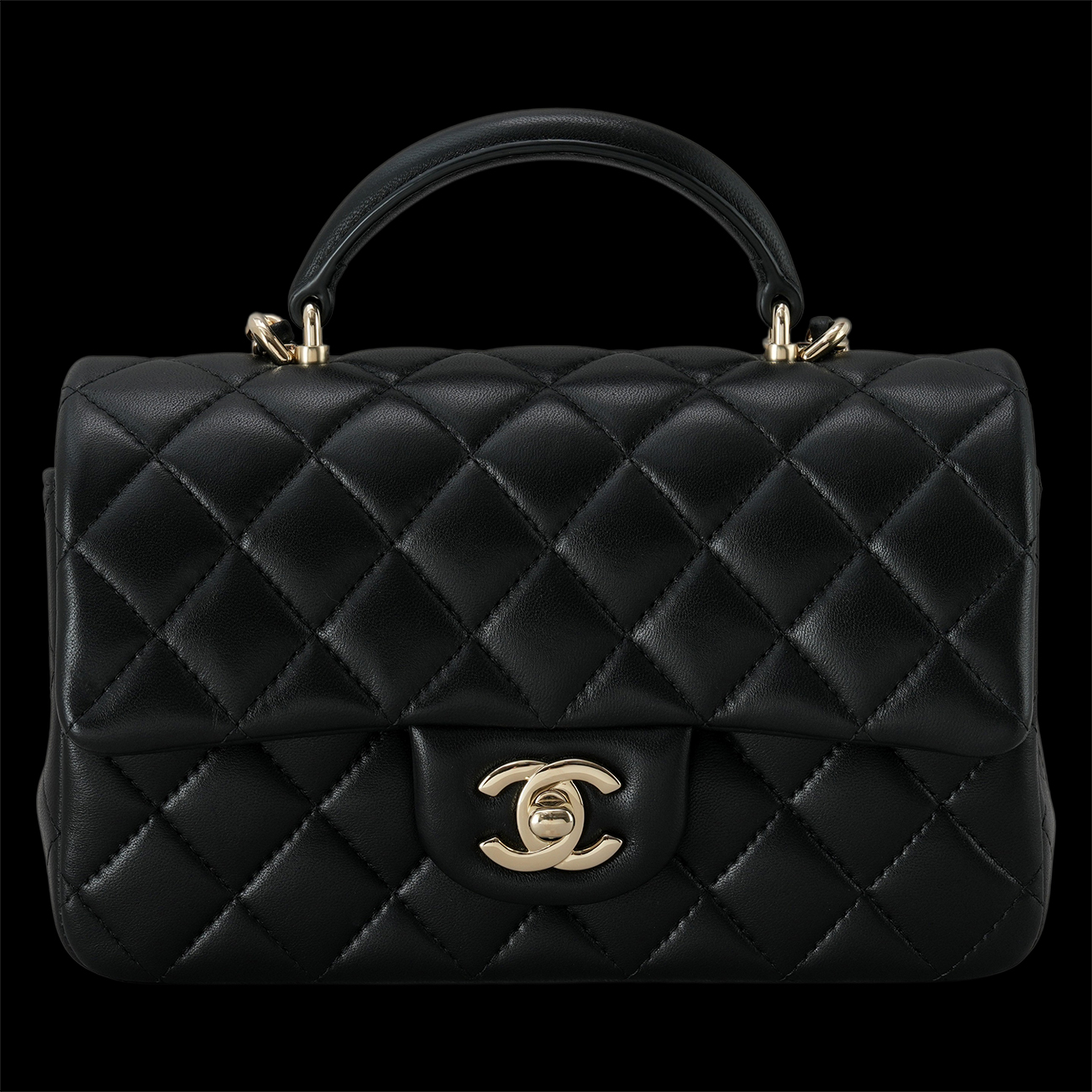 CHANEL(USED)샤넬 클래식 뉴미니 탑핸들