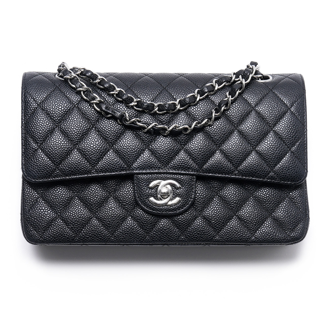 CHANEL(USED)샤넬 캐비어 클래식 미듐 플랩백