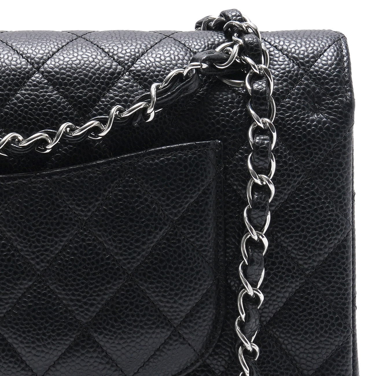 CHANEL(USED)샤넬 캐비어 클래식 미듐 플랩백