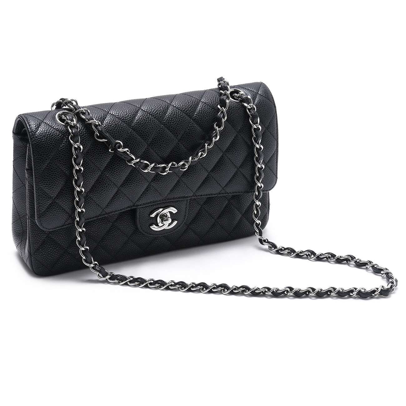 CHANEL(USED)샤넬 캐비어 클래식 미듐 플랩백