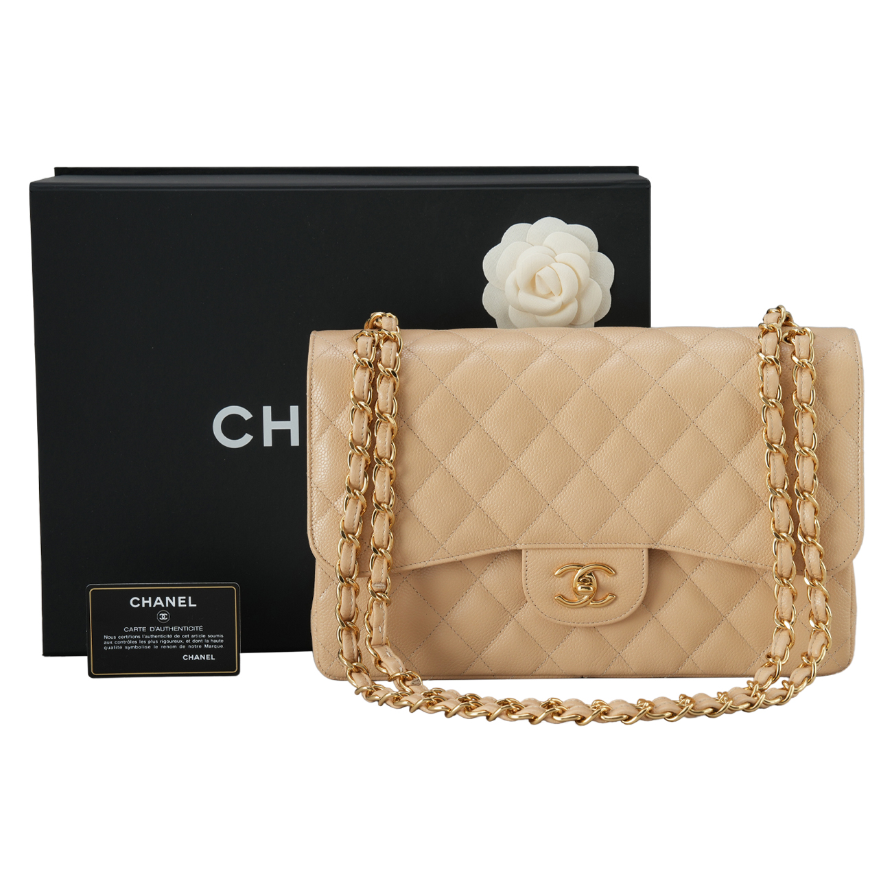 CHANEL(USED)샤넬 캐비어 클래식 라지 플랩백