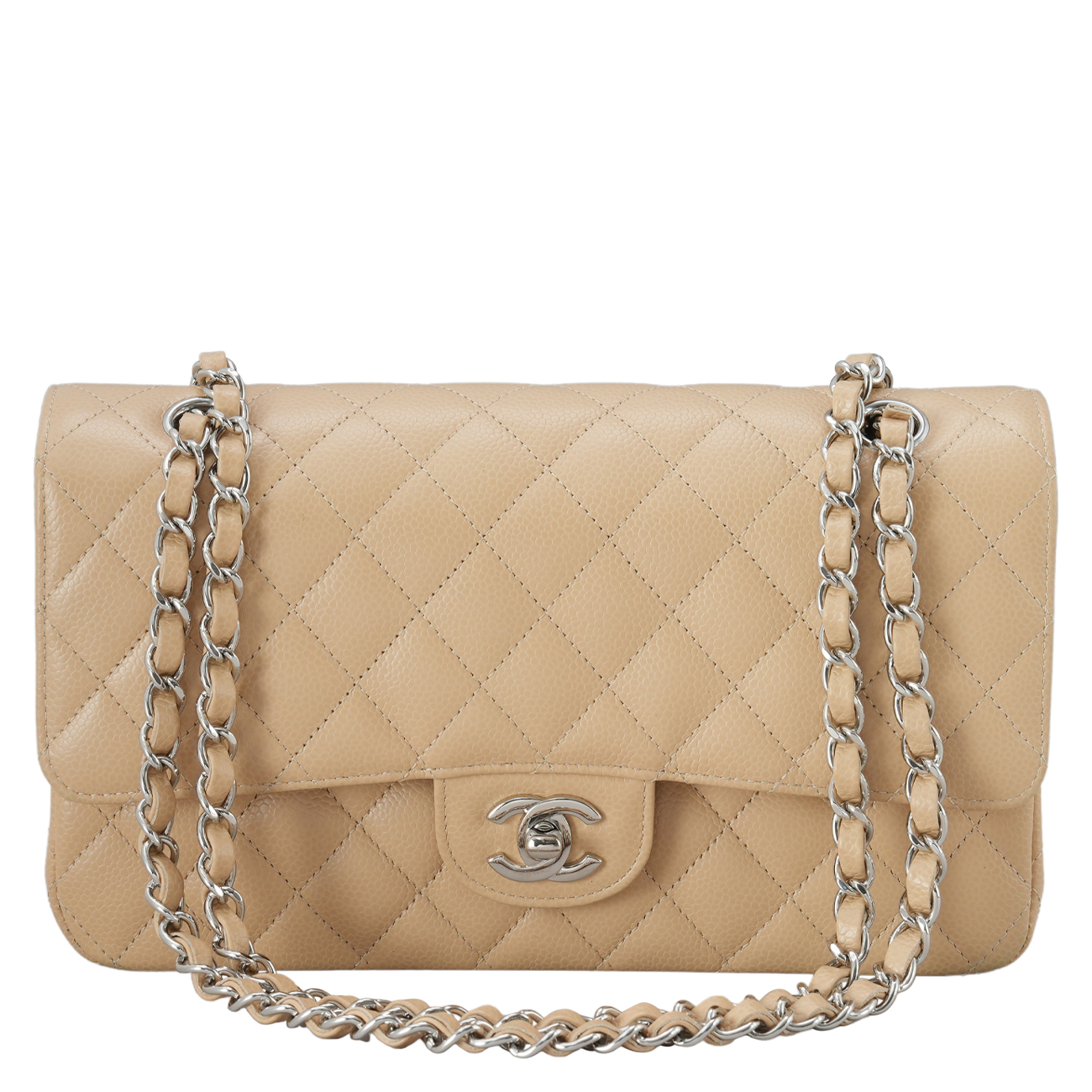 CHANEL(USED)샤넬 캐비어 클래식 미듐 플랩백