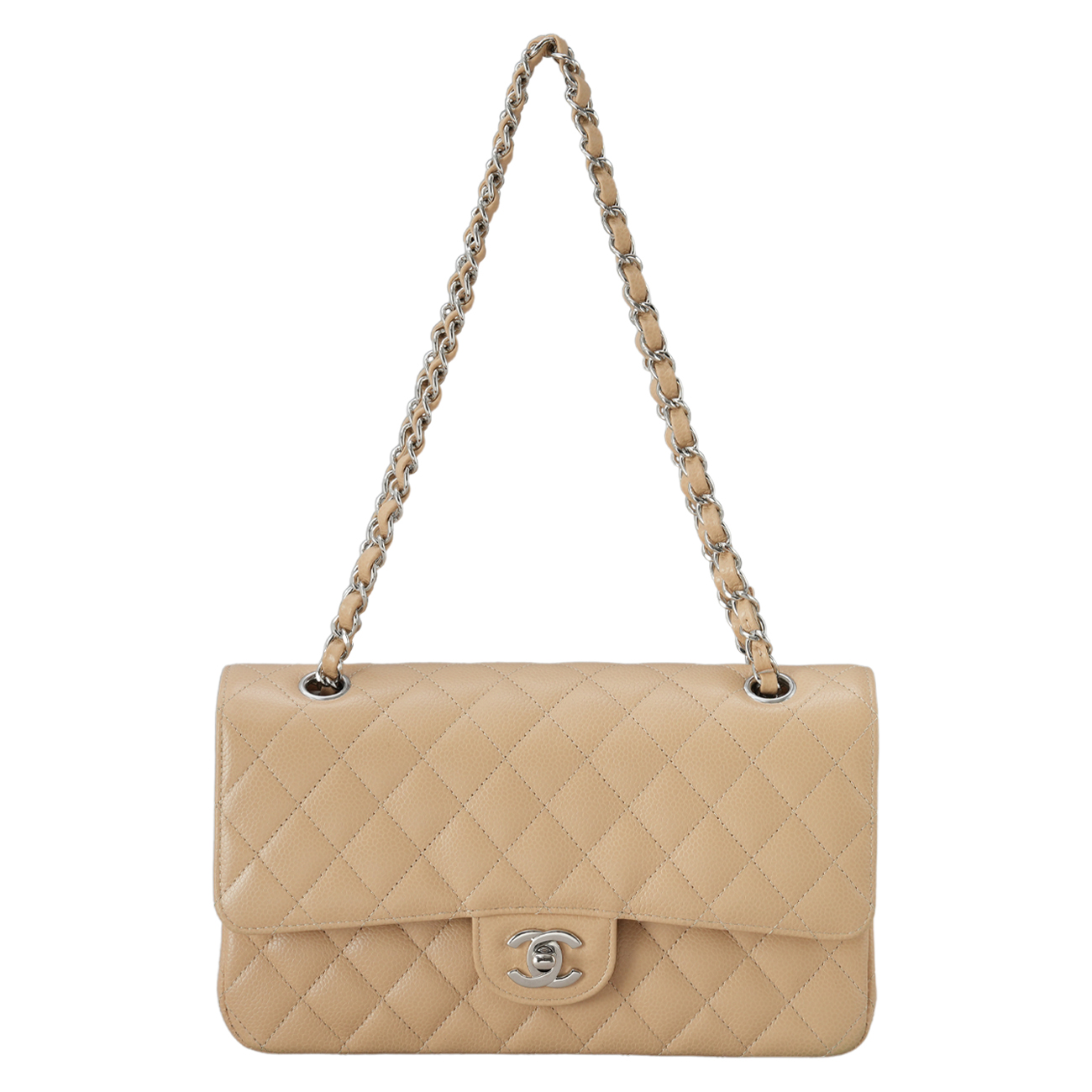 CHANEL(USED)샤넬 캐비어 클래식 미듐 플랩백