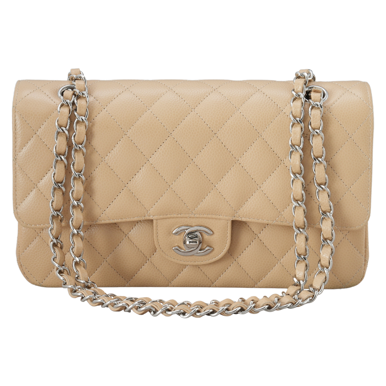CHANEL(USED)샤넬 캐비어 클래식 미듐 플랩백