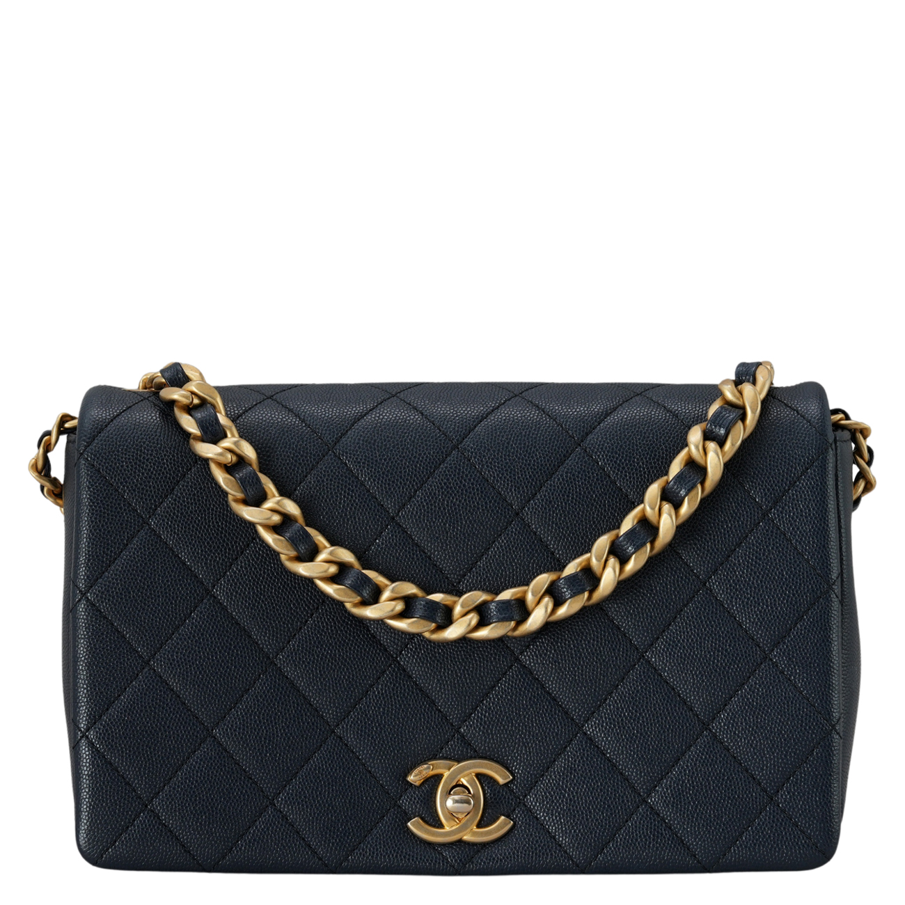 CHANEL(USED)샤넬 시즌 캐비어 체인 숄더백