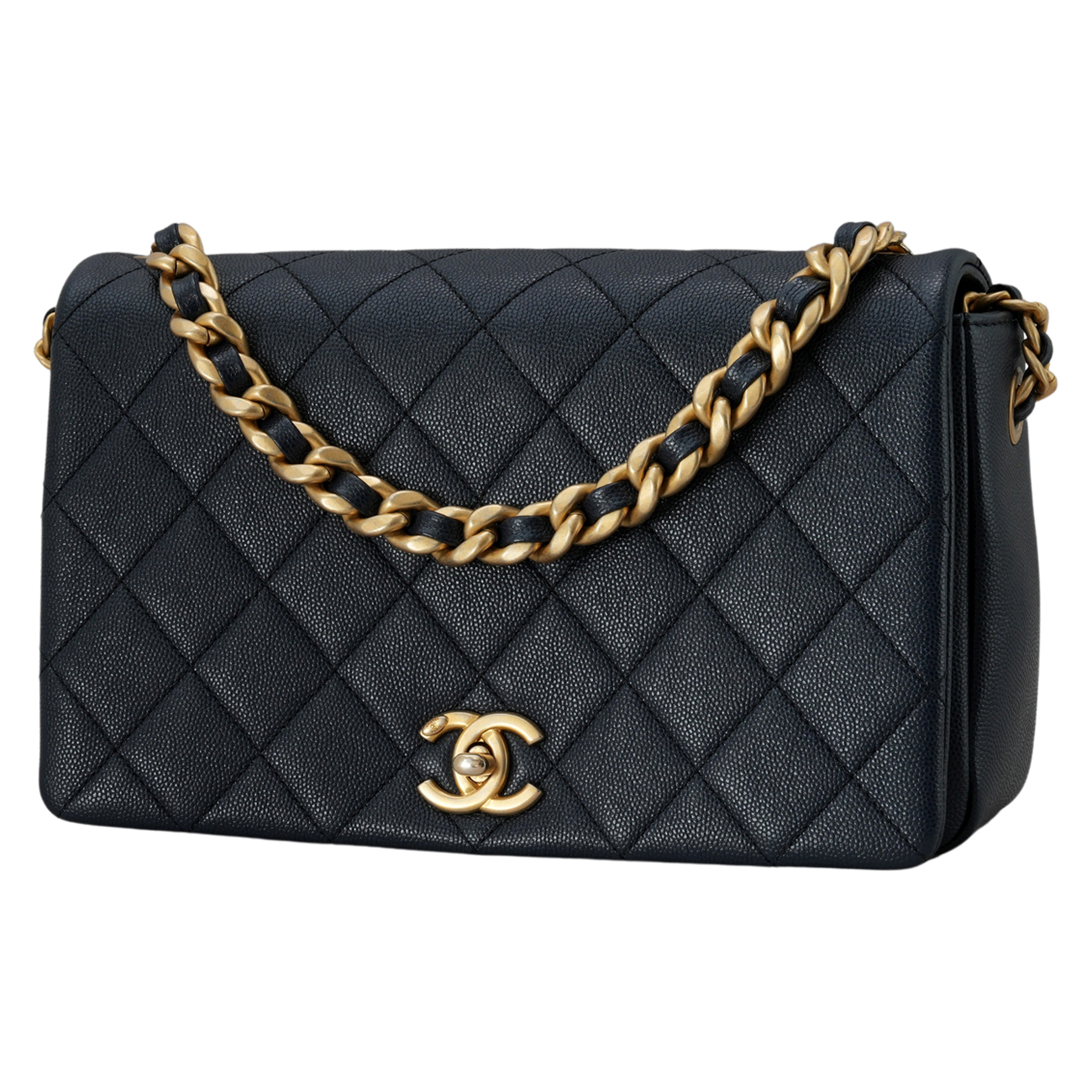 CHANEL(USED)샤넬 시즌 캐비어 체인 숄더백
