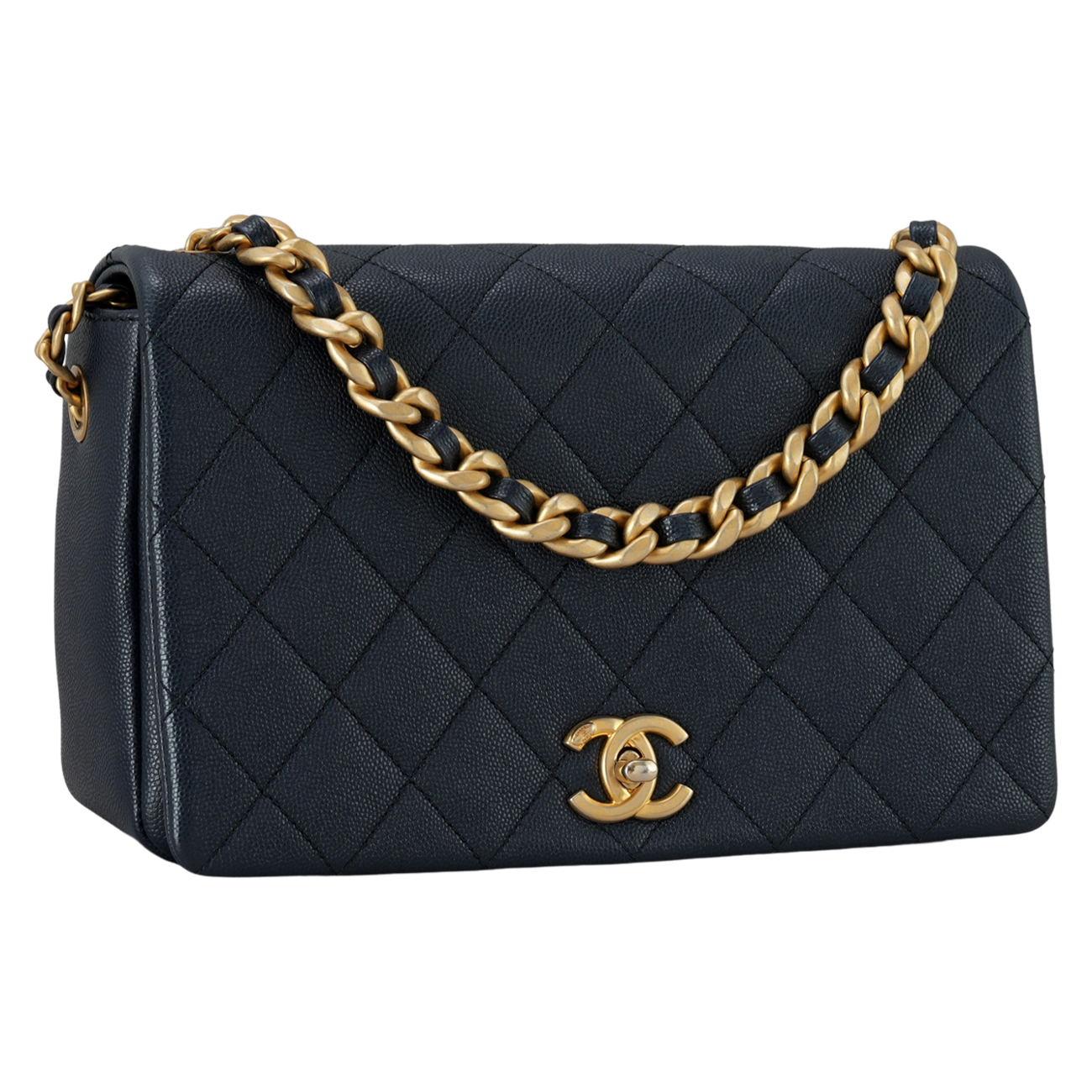 CHANEL(USED)샤넬 시즌 캐비어 체인 숄더백