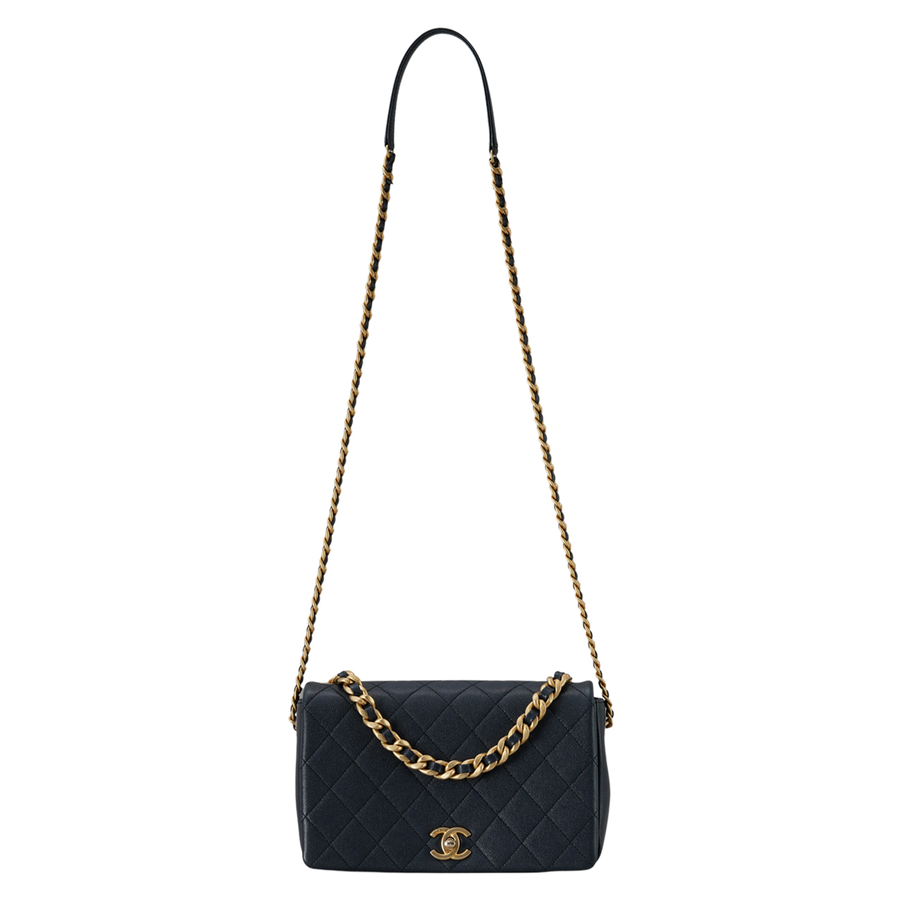 CHANEL(USED)샤넬 시즌 캐비어 체인 숄더백