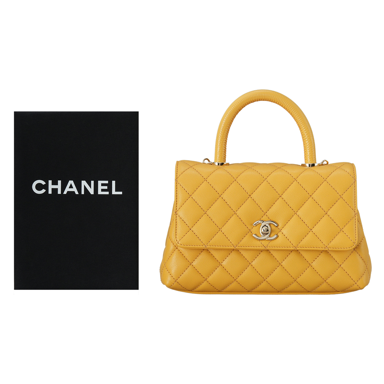 CHANEL(USED)샤넬 캐비어 코코핸들 스몰