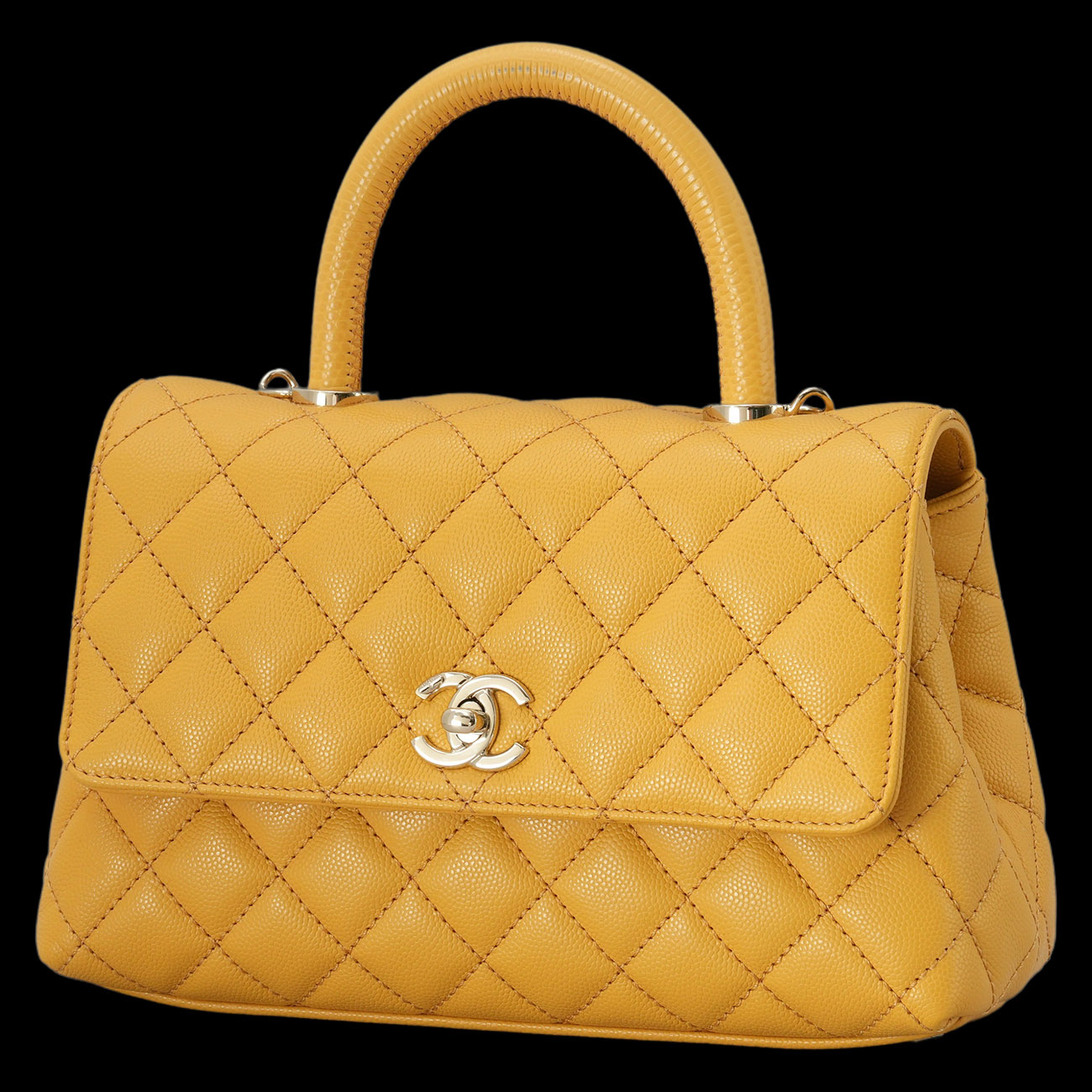 CHANEL(USED)샤넬 캐비어 코코핸들 스몰