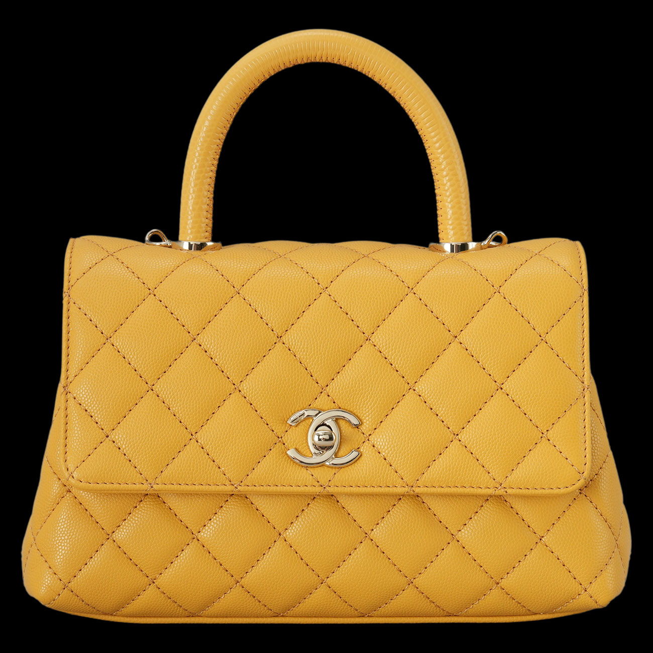 CHANEL(USED)샤넬 캐비어 코코핸들 스몰