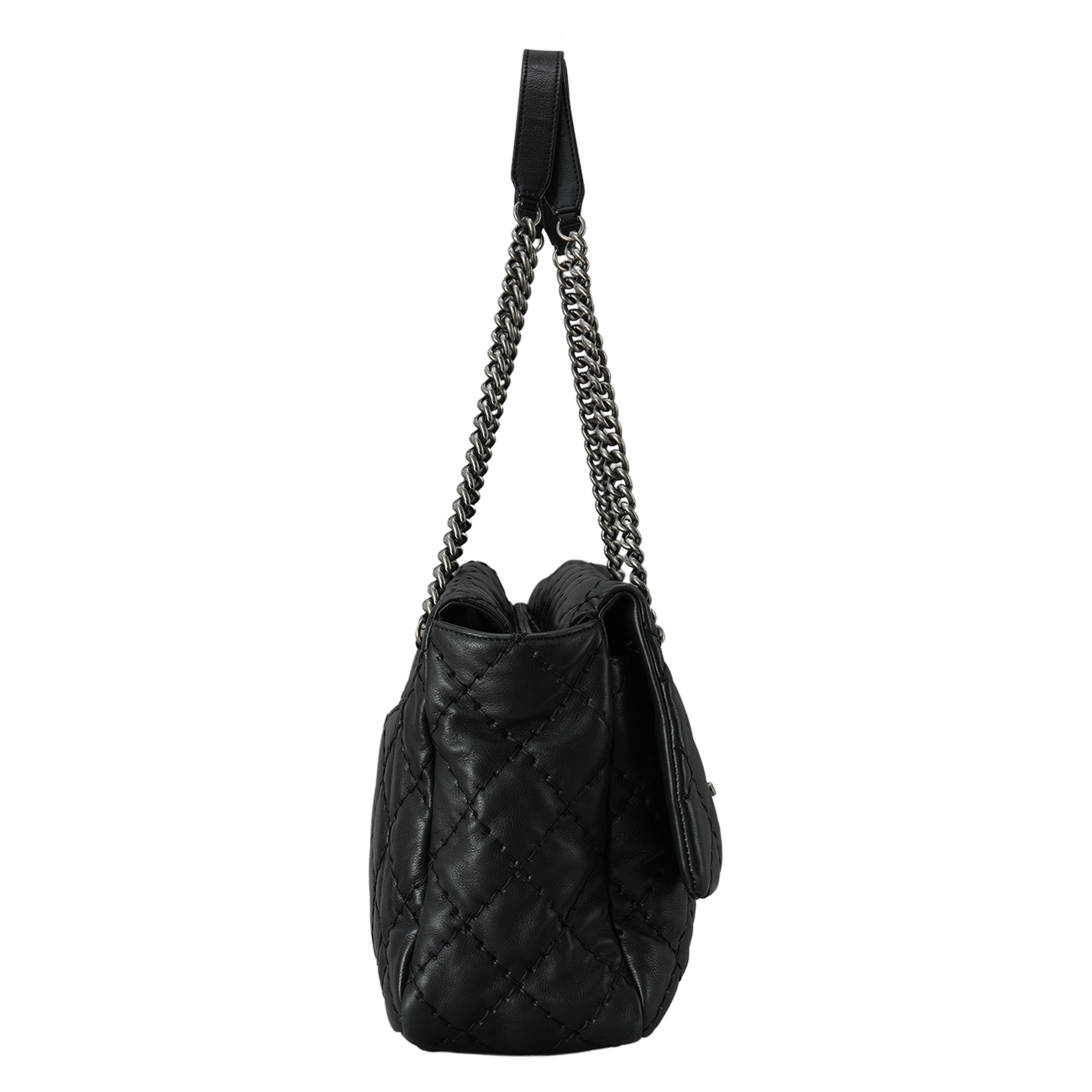 CHANEL(USED)샤넬 시즌 체인 지퍼 숄더백
