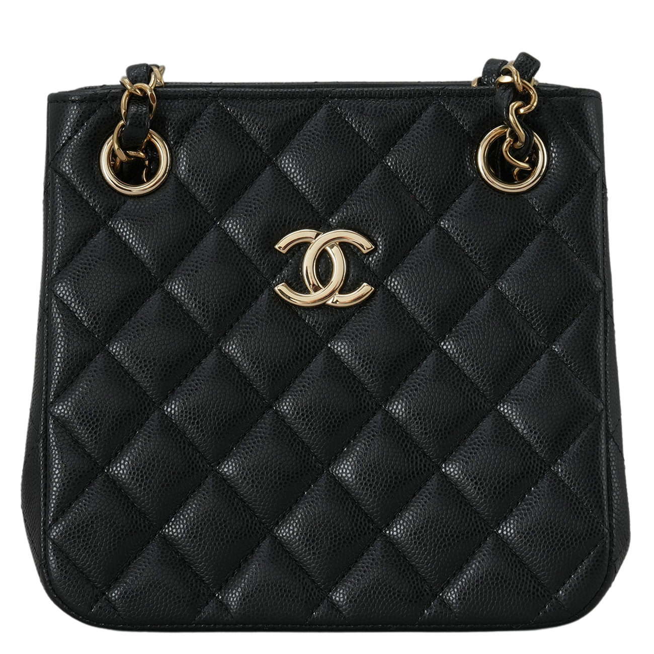 CHANEL(USED)샤넬 AS3176 캐비어 클래식 미니 버킷백
