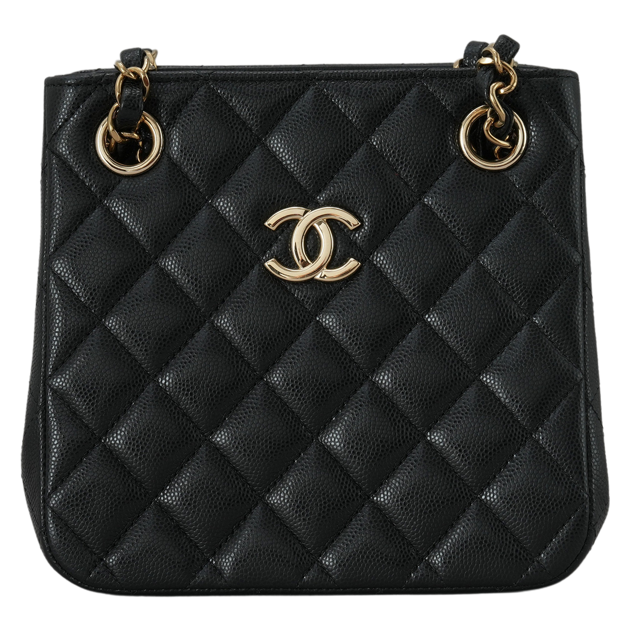 CHANEL(USED)샤넬 AS3176 캐비어 클래식 미니 버킷백
