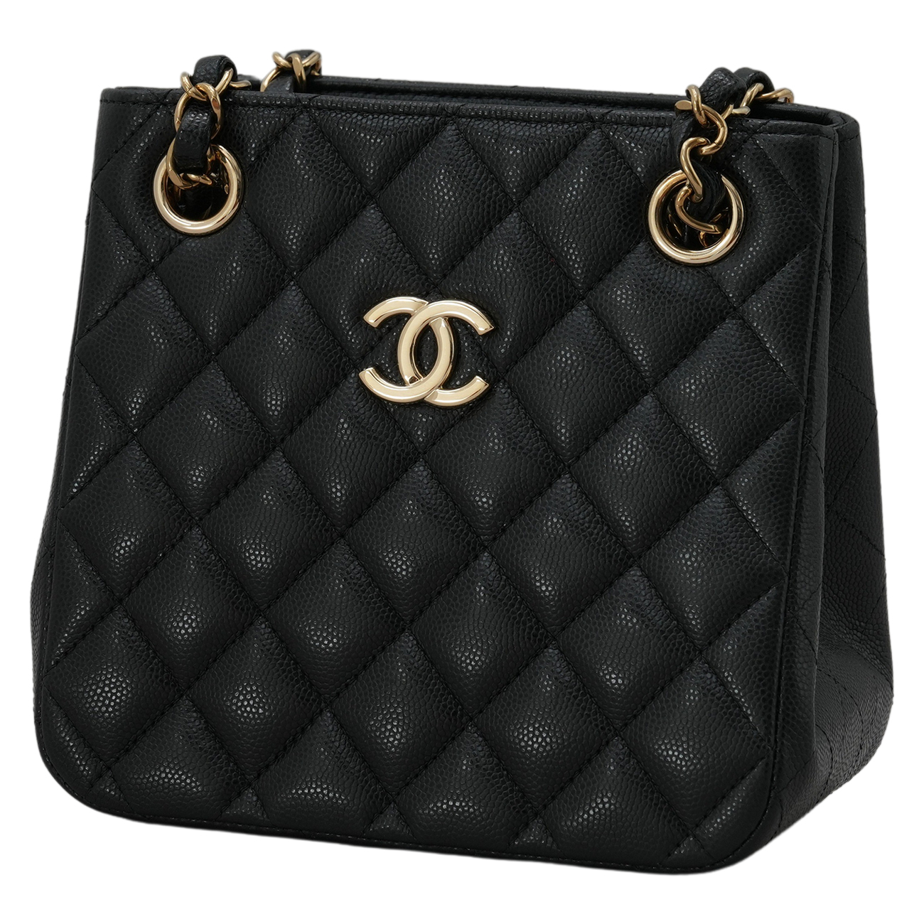 CHANEL(USED)샤넬 AS3176 캐비어 클래식 미니 버킷백