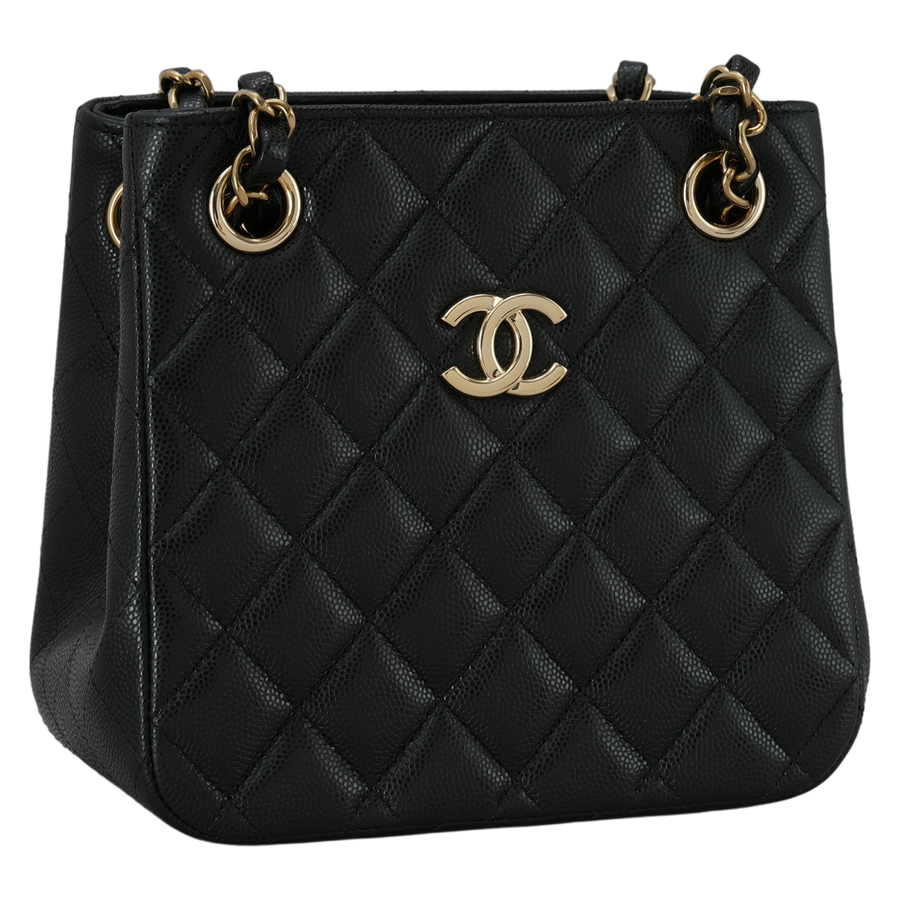 CHANEL(USED)샤넬 AS3176 캐비어 클래식 미니 버킷백